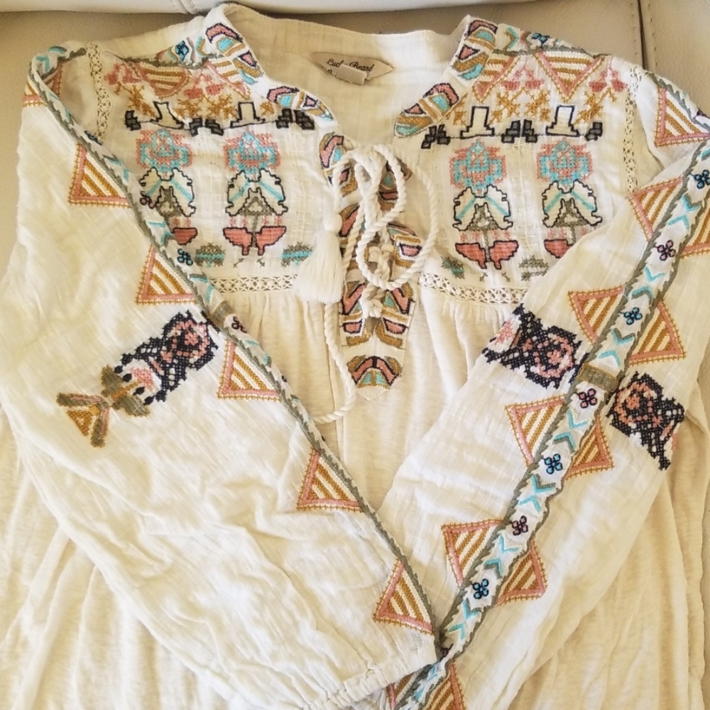 Lucky Brand boho blouse